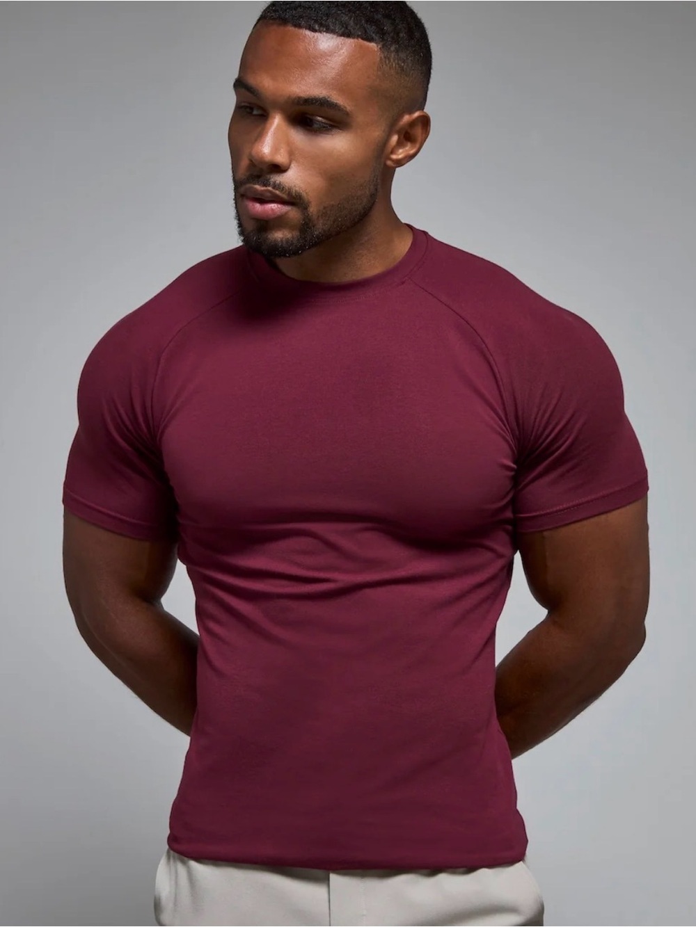 Tailored Athlete Basic Fit Tee Burgandy - Size XL NWOT